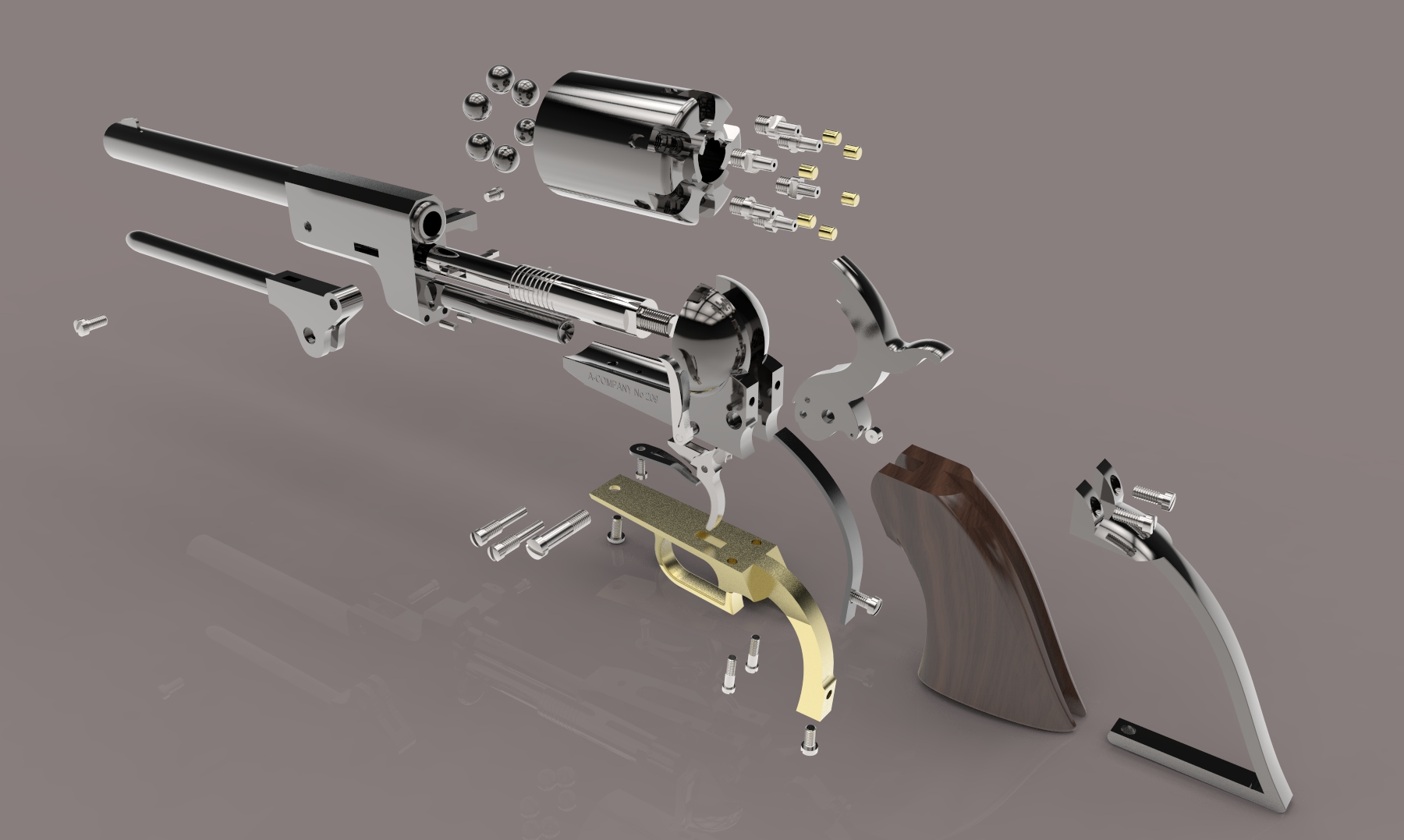 1847年的柯尔特·沃克手枪